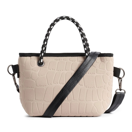 Customize Logo Crocodile Pattern Neoprene Mini Tote FY China Factory