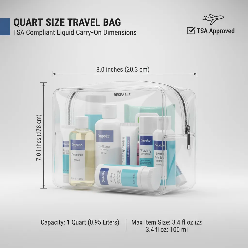 - TSA Approved Quart Size Bag Dimensions – The Ultimate Professional Guide for OEM & Travel Brands-FY Custom Bag Manufacturer - TSA Approved Quart Size Bag Dimensions – The Ultimate Professional Guide for OEM & Travel Brands-FY Custom Bag Manufacturer