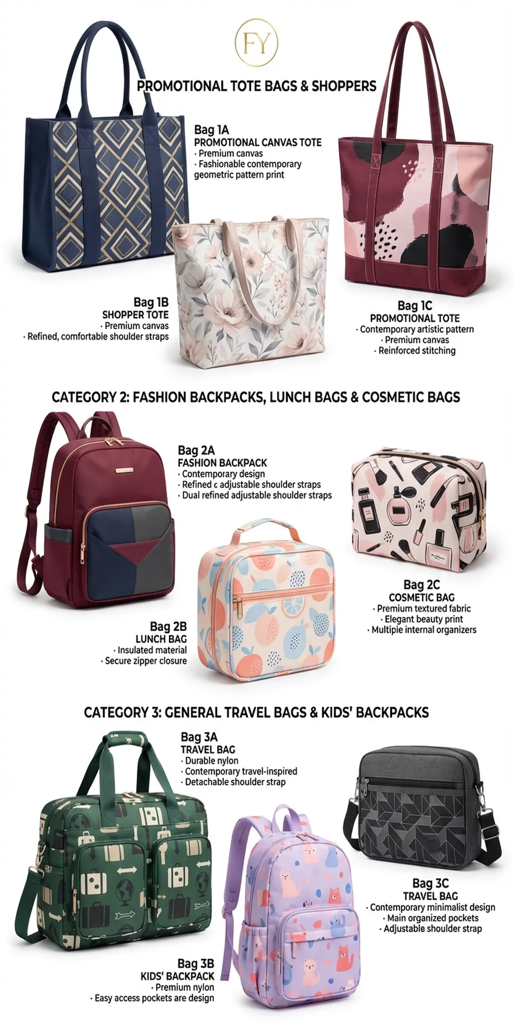 Polyester Bag Fabrics – Versatile, Printable and Cost-Effective - Custom Bag Fabrics-FY Custom Bag Manufacturer Polyester Bag Fabrics – Versatile, Printable and Cost-Effective - Custom Bag Fabrics-FY Custom Bag Manufacturer