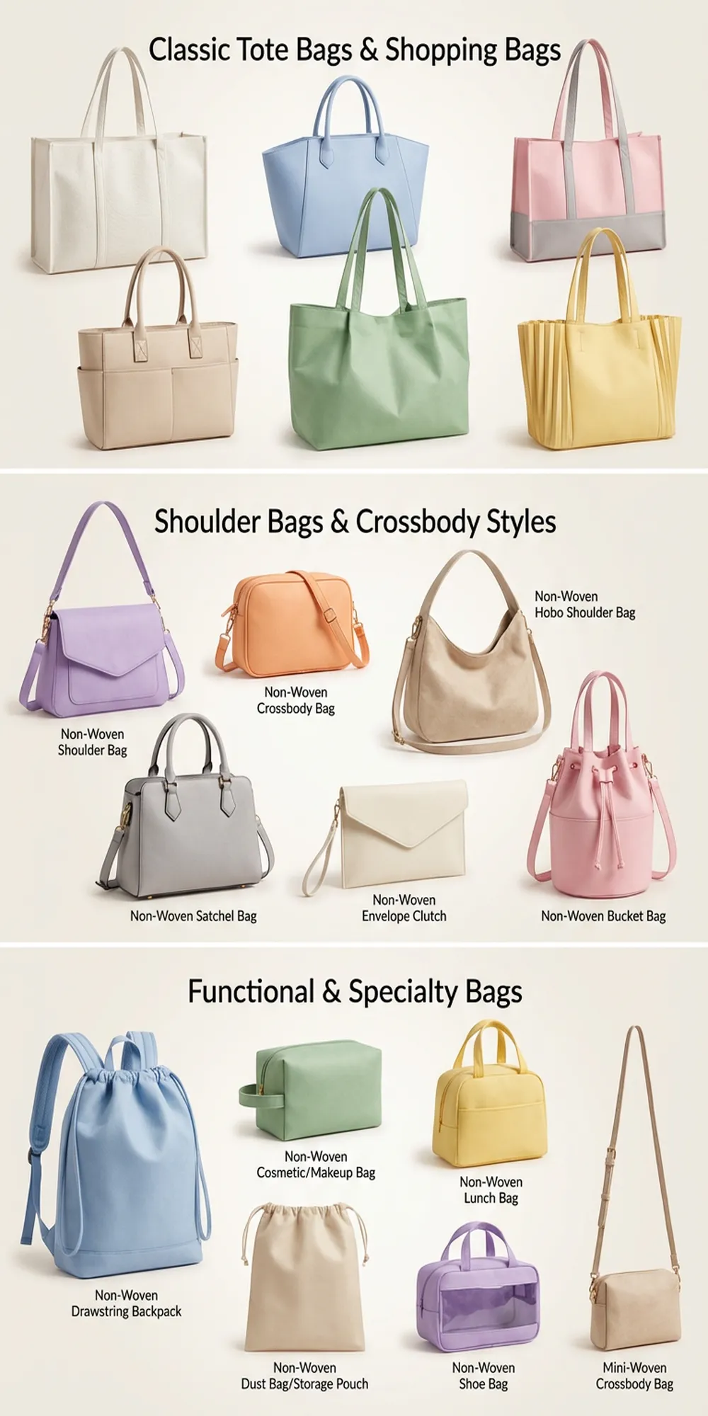 Non-Woven Bag Fabrics – Lightweight, Efficient & Promotional - Custom Bag Fabrics-FY Custom Bag Manufacturer Non-Woven Bag Fabrics – Lightweight, Efficient & Promotional - Custom Bag Fabrics-FY Custom Bag Manufacturer