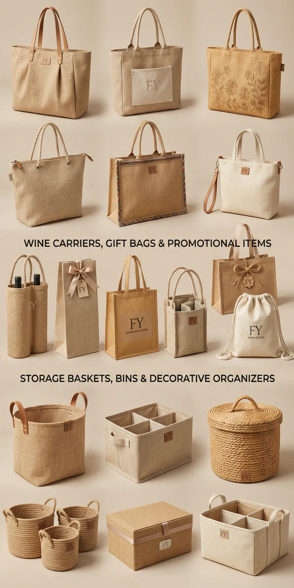 Jute / Burlap Bag Fabrics – Rustic, Textural & Earthy - Custom Bag Fabrics-FY Custom Bag Manufacturer Jute / Burlap Bag Fabrics – Rustic, Textural & Earthy - Custom Bag Fabrics-FY Custom Bag Manufacturer