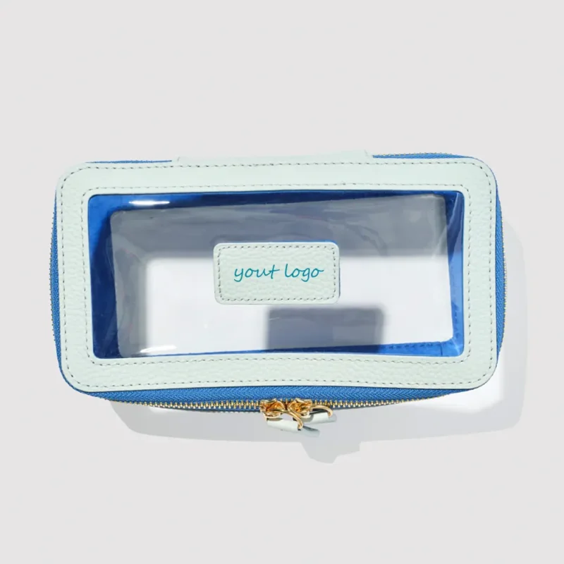 Customized logo Mini See Through Cosmetic Makeup Toiletry case Pouch Wallet Bags for Girls Women Men - Mini / Small Bags-FY Custom Bag Manufacturer