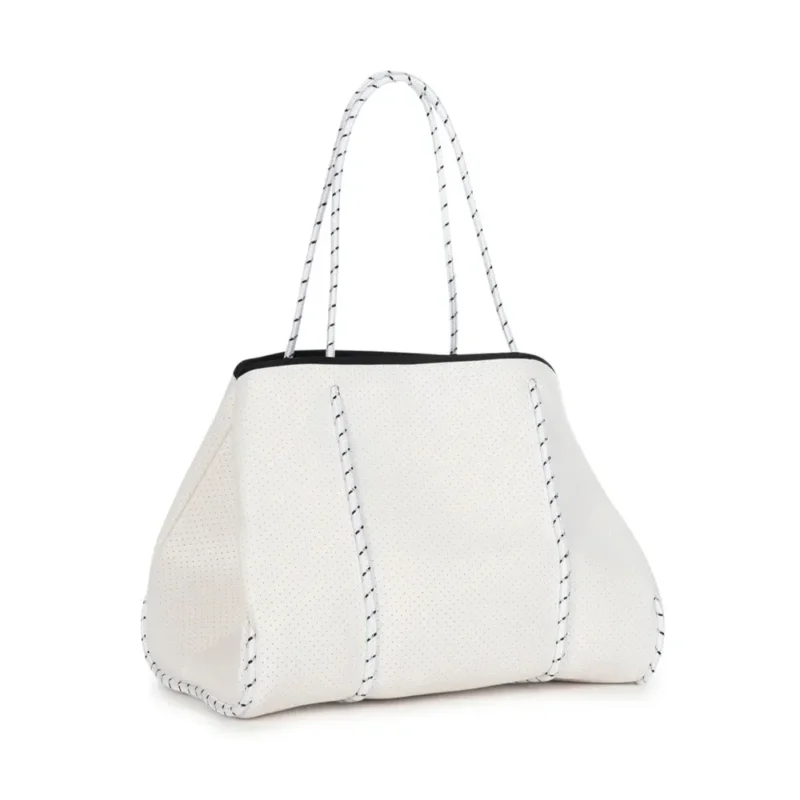 China Manufacturer Elegant Luxury Large White Beach Bag Custom Tote Bag in Neoprene With Different Sizes - Daily Commuting & Work-FY Custom Bag Manufacturer