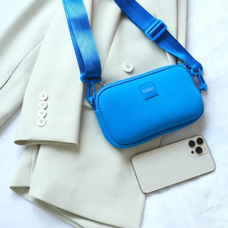 Leisure Style Streetwear Fashion Neoprene Sling Bag Custom logo Pattern Color - Daily Commuting & Work-FY Custom Bag Manufacturer