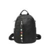 Daily Casual Stylish Custom logo Color Materials Microfiber Leather Women's Backpacks