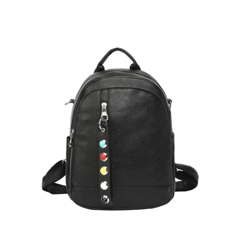 Daily Casual Stylish Custom logo Color Materials Microfiber Leather Women's Backpacks - Daily Commuting & Work-FY Custom Bag Manufacturer