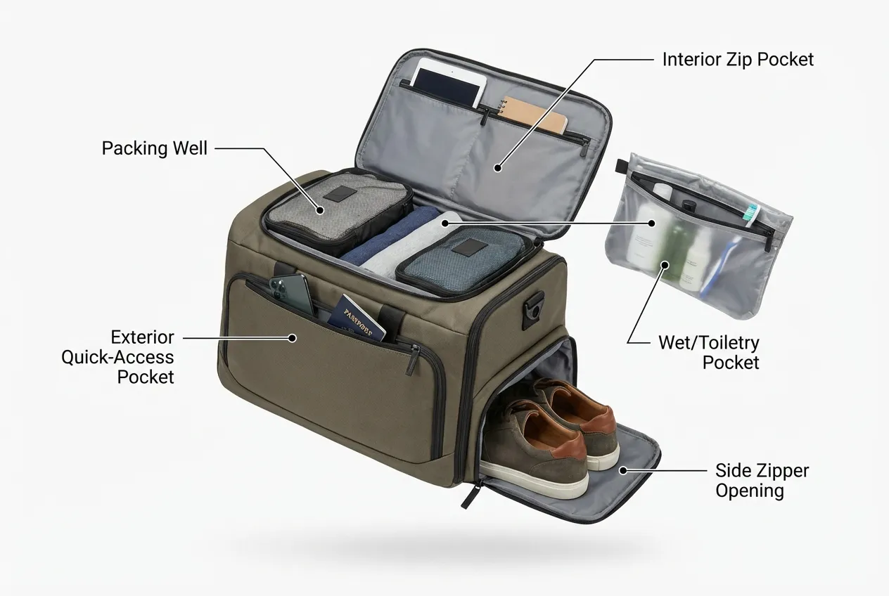 - A Must-Have for Travel Enthusiasts: The Complete Guide to Custom Weekender Bags-FY Custom Bag Manufacturer - A Must-Have for Travel Enthusiasts: The Complete Guide to Custom Weekender Bags-FY Custom Bag Manufacturer