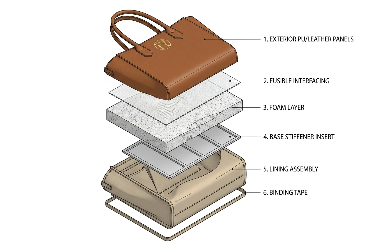 - Inside a Custom Handbag: Patterns, Panels, Interfacing, Reinforcement & the Construction Choices That Define “Premium”-FY Custom Bag Manufacturer - Inside a Custom Handbag: Patterns, Panels, Interfacing, Reinforcement & the Construction Choices That Define “Premium”-FY Custom Bag Manufacturer