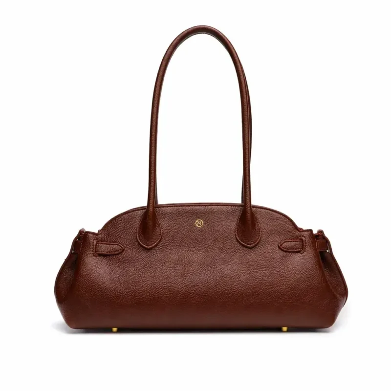 Custom Red PU Leather Shoulder Bag Vintage Women Handbag Large Capacity Long Handle Tote OEM ODM Custom Red PU Leather Shoulder Bag Vintage Women Handbag Large Capacity Long Handle Tote OEM ODM