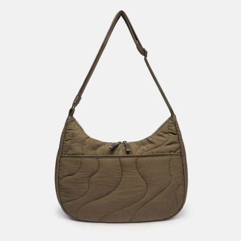 Custom Quilted Nylon Padded Shoulder Bag Lightweight Crossbody Handbag with Adjustable Strap OEM ODM Custom Quilted Nylon Padded Shoulder Bag Lightweight Crossbody Handbag with Adjustable Strap OEM ODM