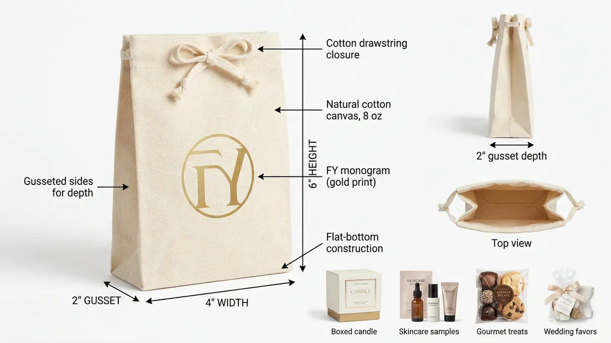 - Canvas Gift Bag Sizes: A Complete Dimension Guide for Choosing the Right Bag-FY Custom Bag Manufacturer - Canvas Gift Bag Sizes: A Complete Dimension Guide for Choosing the Right Bag-FY Custom Bag Manufacturer