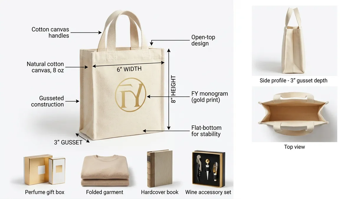 - Canvas Gift Bag Sizes: A Complete Dimension Guide for Choosing the Right Bag-FY Custom Bag Manufacturer - Canvas Gift Bag Sizes: A Complete Dimension Guide for Choosing the Right Bag-FY Custom Bag Manufacturer