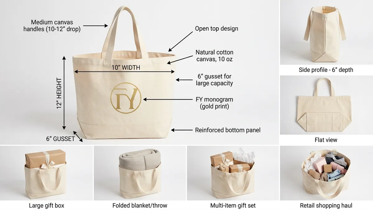 - Canvas Gift Bag Sizes: A Complete Dimension Guide for Choosing the Right Bag-FY Custom Bag Manufacturer - Canvas Gift Bag Sizes: A Complete Dimension Guide for Choosing the Right Bag-FY Custom Bag Manufacturer