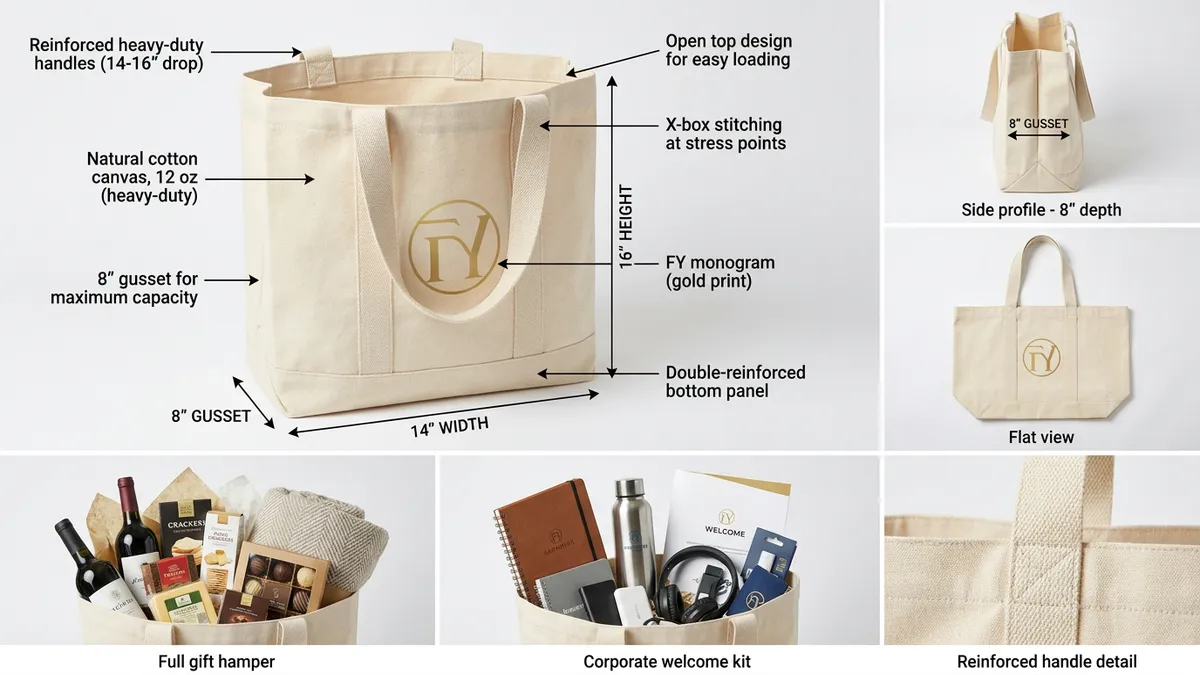 - Canvas Gift Bag Sizes: A Complete Dimension Guide for Choosing the Right Bag-FY Custom Bag Manufacturer - Canvas Gift Bag Sizes: A Complete Dimension Guide for Choosing the Right Bag-FY Custom Bag Manufacturer