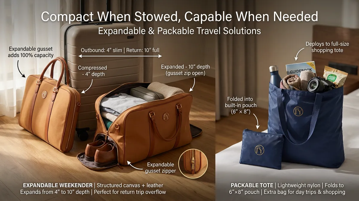- Expandable & Foldable Bag Manufacturing: Gusset Zips, Packable Construction & Travel-Market Engineering-FY Custom Bag Manufacturer - Expandable & Foldable Bag Manufacturing: Gusset Zips, Packable Construction & Travel-Market Engineering-FY Custom Bag Manufacturer