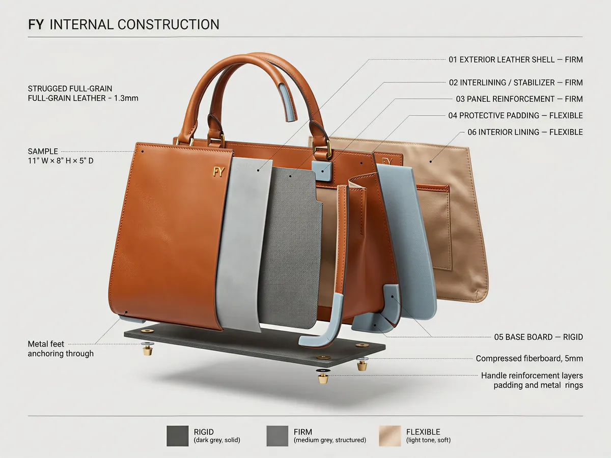 - Bag Frame Construction: How Structured Handbags Hold Their Shape-FY Custom Bag Manufacturer - Bag Frame Construction: How Structured Handbags Hold Their Shape-FY Custom Bag Manufacturer